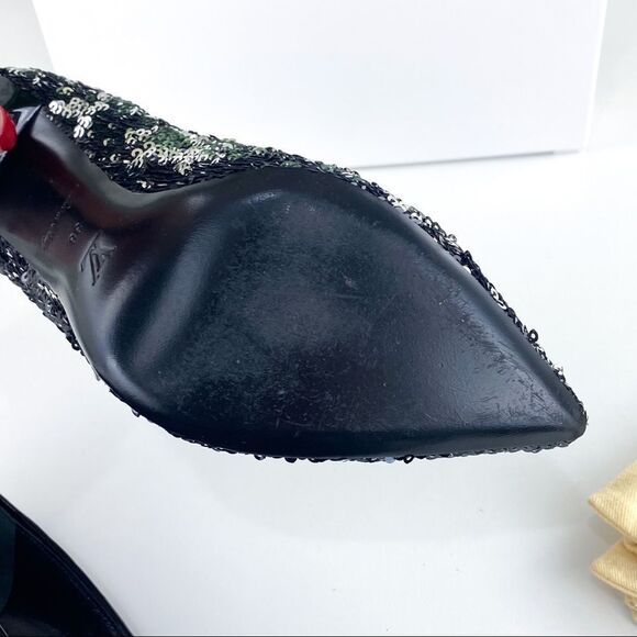 Authentic LOUIS VUITTON Sequin Pumps 38​​​ - Picture 5 of 11